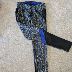 Jillian Michaels splattered Heather legging